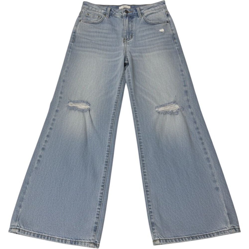 PacSun Light Blue Wide-Leg Flare Jeans